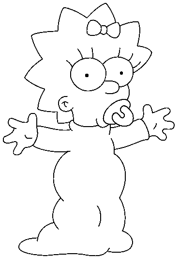 Disegno da colorare: simpson (Cartoni animati) #23868 - Pagine da Colorare Stampabili Gratuite