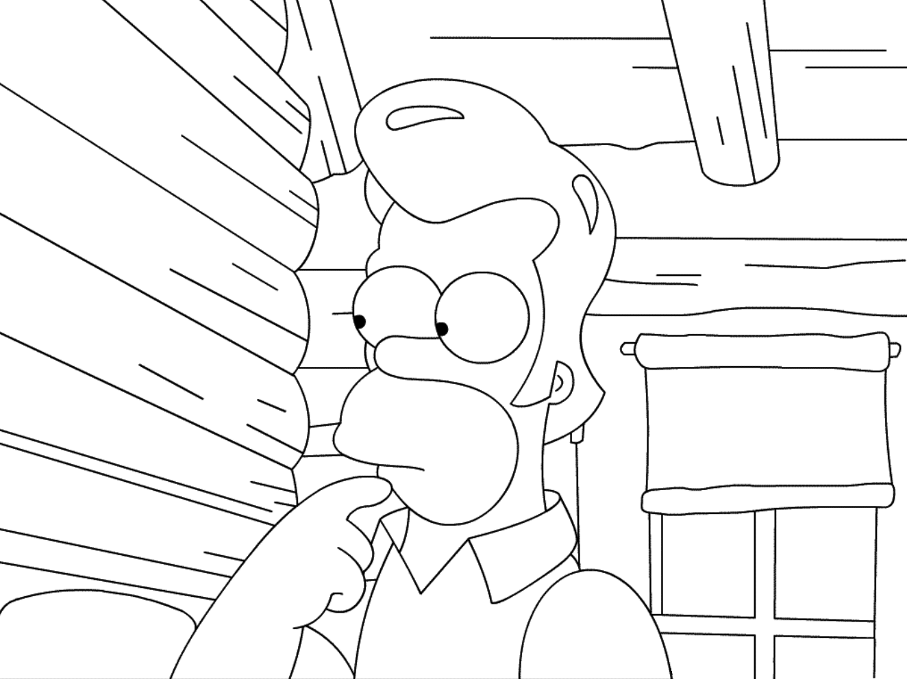 Disegno da colorare: simpson (Cartoni animati) #23869 - Pagine da Colorare Stampabili Gratuite