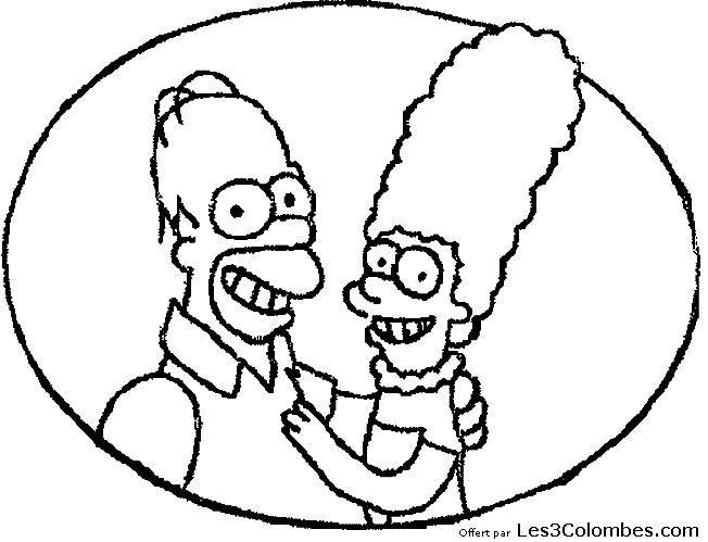 Disegno da colorare: simpson (Cartoni animati) #23870 - Pagine da Colorare Stampabili Gratuite