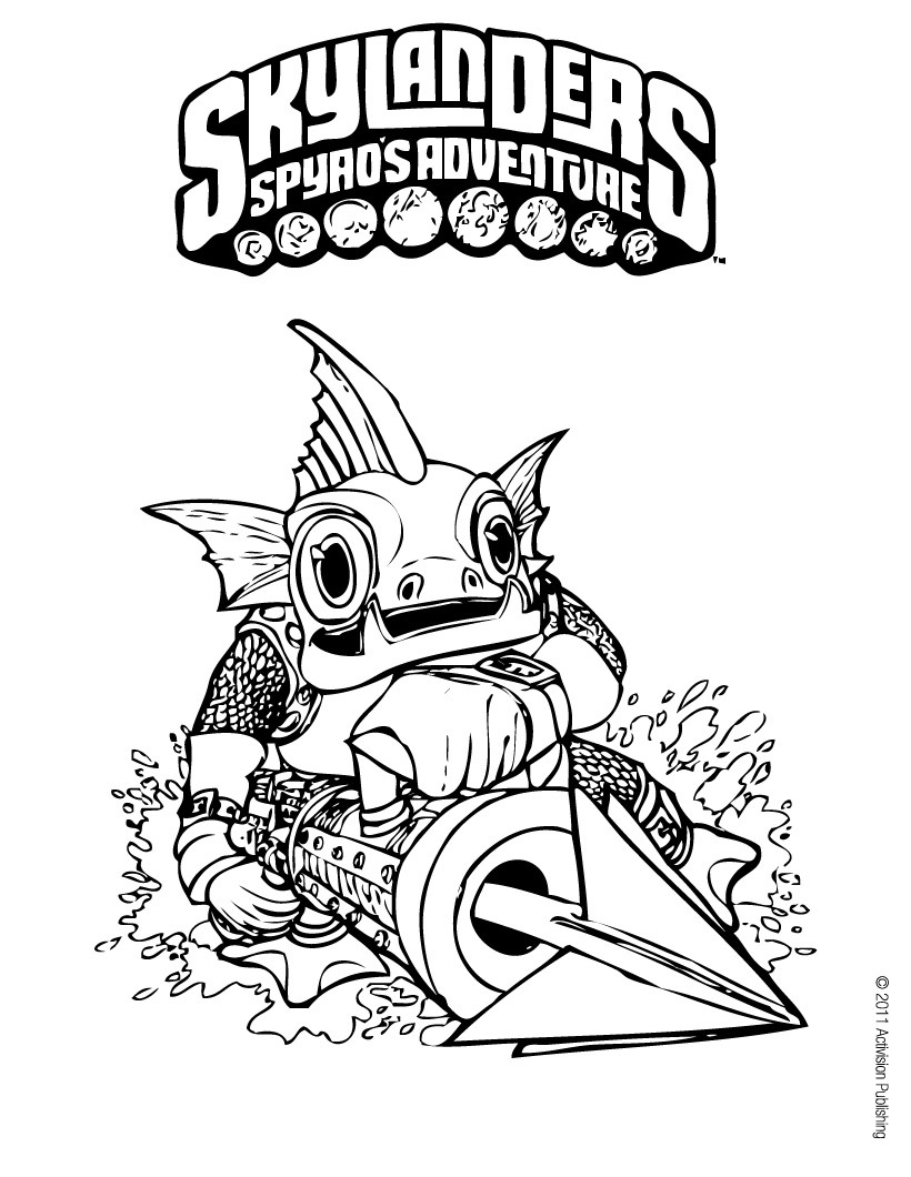 Disegno da colorare: Skylanders (Cartoni animati) #43506 - Pagine da Colorare Stampabili Gratuite