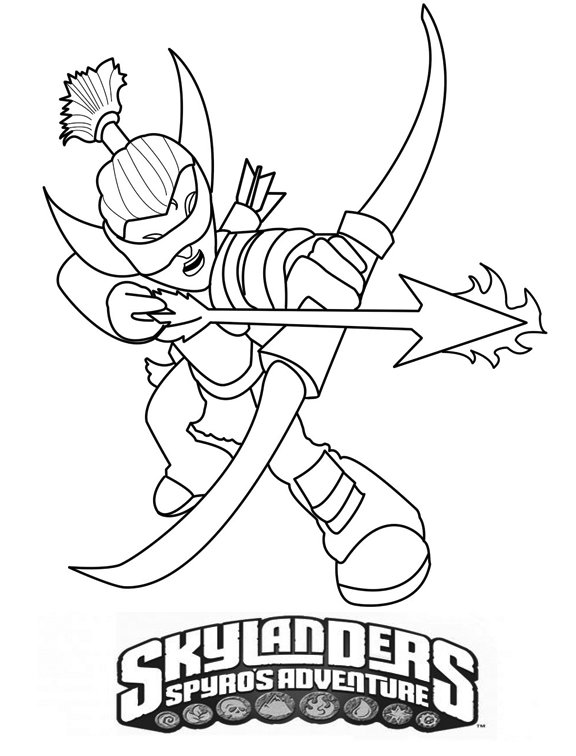 Disegno da colorare: Skylanders (Cartoni animati) #43529 - Pagine da Colorare Stampabili Gratuite