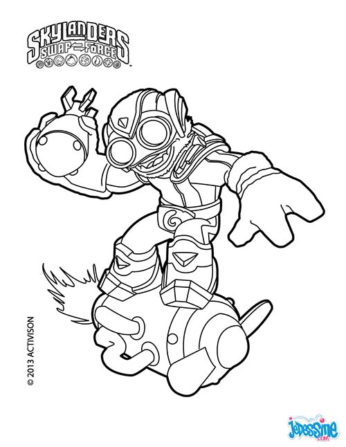 Disegno da colorare: Skylanders (Cartoni animati) #43541 - Pagine da Colorare Stampabili Gratuite