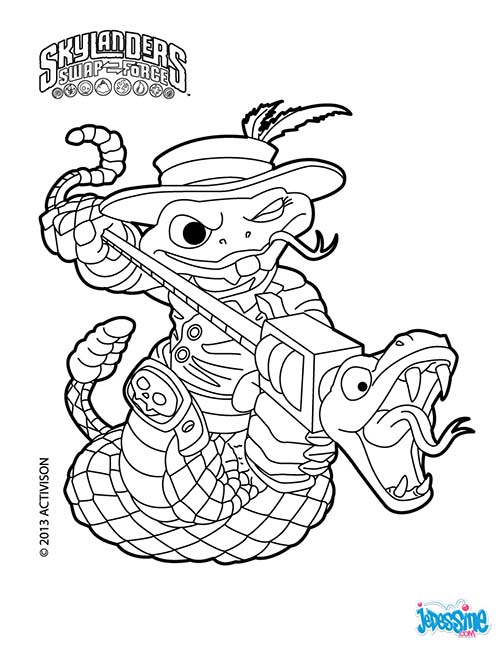 Disegno da colorare: Skylanders (Cartoni animati) #43552 - Pagine da Colorare Stampabili Gratuite