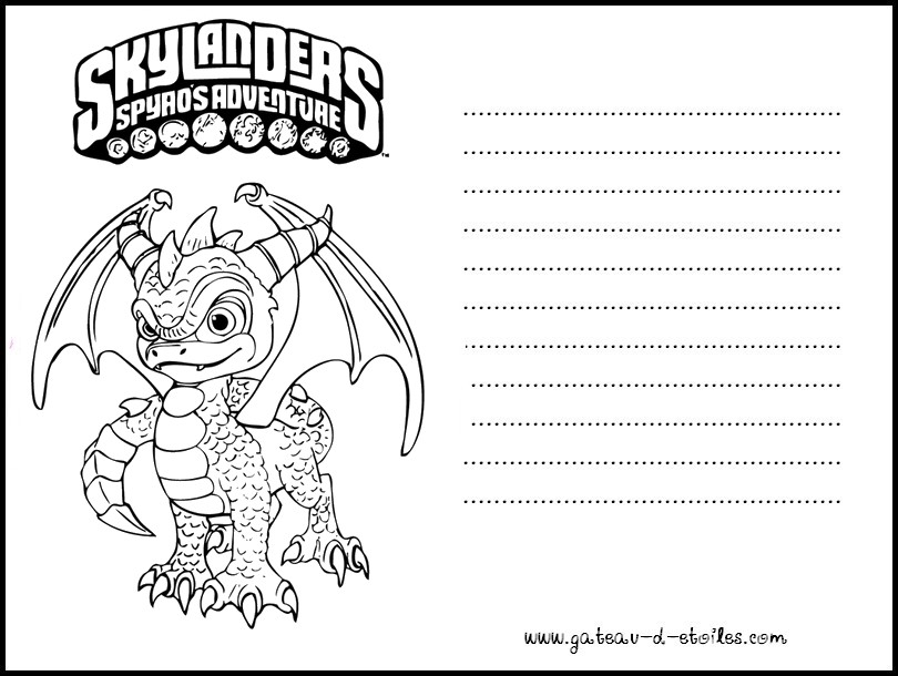 Disegno da colorare: Skylanders (Cartoni animati) #43653 - Pagine da Colorare Stampabili Gratuite