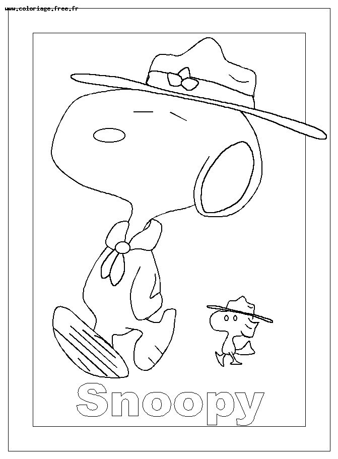 Disegno da colorare: Snoopy (Cartoni animati) #27241 - Pagine da Colorare Stampabili Gratuite