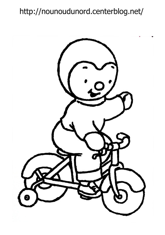 Disegno da colorare: T'choupi e Doudou (Cartoni animati) #34116 - Pagine da Colorare Stampabili Gratuite