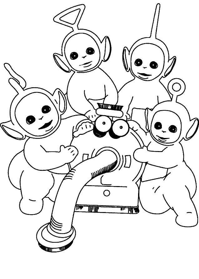 Disegno da colorare: Teletubbies (Cartoni animati) #49663 - Pagine da Colorare Stampabili Gratuite