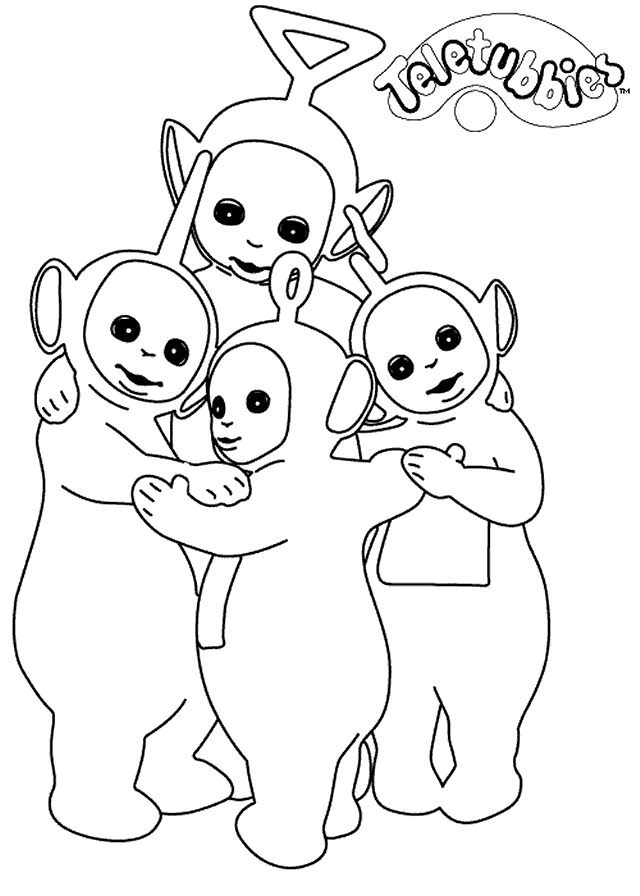 Disegno da colorare: Teletubbies (Cartoni animati) #49664 - Pagine da Colorare Stampabili Gratuite