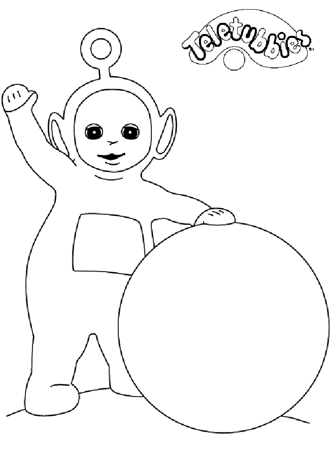 Disegno da colorare: Teletubbies (Cartoni animati) #49669 - Pagine da Colorare Stampabili Gratuite