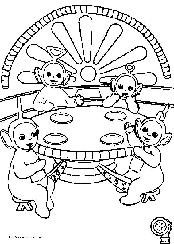 Disegno da colorare: Teletubbies (Cartoni animati) #49680 - Pagine da Colorare Stampabili Gratuite