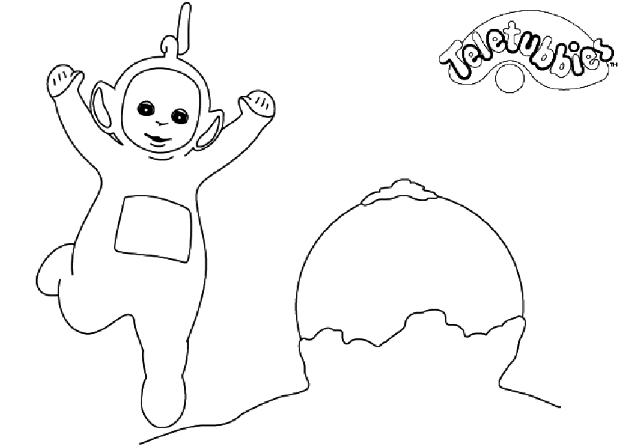 Disegno da colorare: Teletubbies (Cartoni animati) #49682 - Pagine da Colorare Stampabili Gratuite