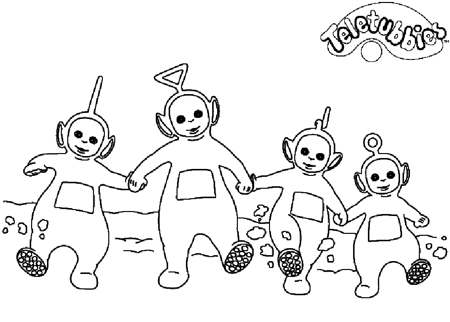 Disegno da colorare: Teletubbies (Cartoni animati) #49685 - Pagine da Colorare Stampabili Gratuite