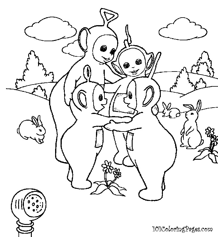 Disegno da colorare: Teletubbies (Cartoni animati) #49695 - Pagine da Colorare Stampabili Gratuite