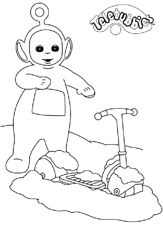 Disegno da colorare: Teletubbies (Cartoni animati) #49698 - Pagine da Colorare Stampabili Gratuite