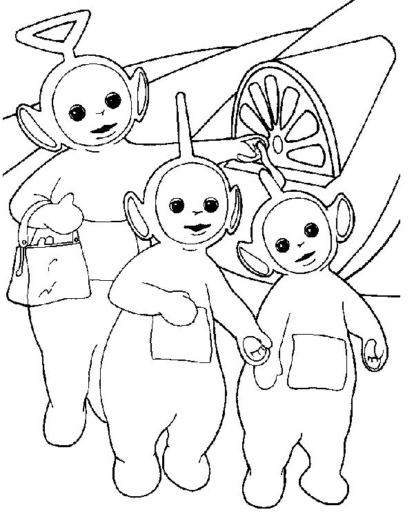 Disegno da colorare: Teletubbies (Cartoni animati) #49710 - Pagine da Colorare Stampabili Gratuite