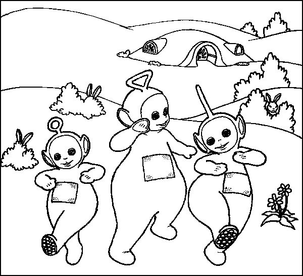 Disegno da colorare: Teletubbies (Cartoni animati) #49720 - Pagine da Colorare Stampabili Gratuite