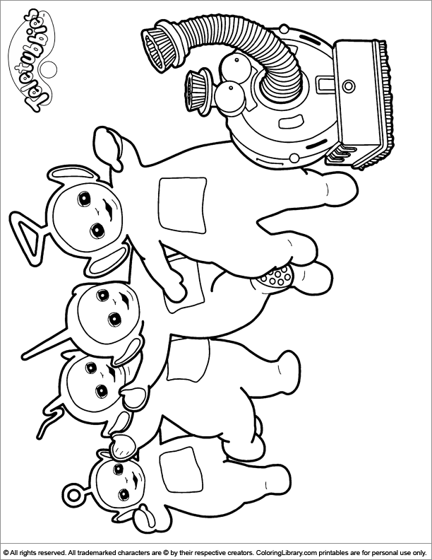 Disegno da colorare: Teletubbies (Cartoni animati) #49738 - Pagine da Colorare Stampabili Gratuite