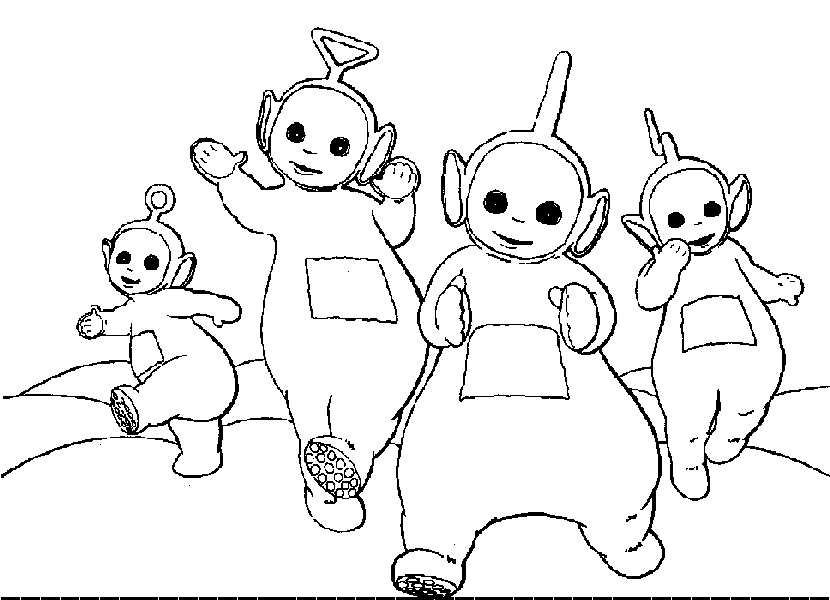 Disegno da colorare: Teletubbies (Cartoni animati) #49739 - Pagine da Colorare Stampabili Gratuite