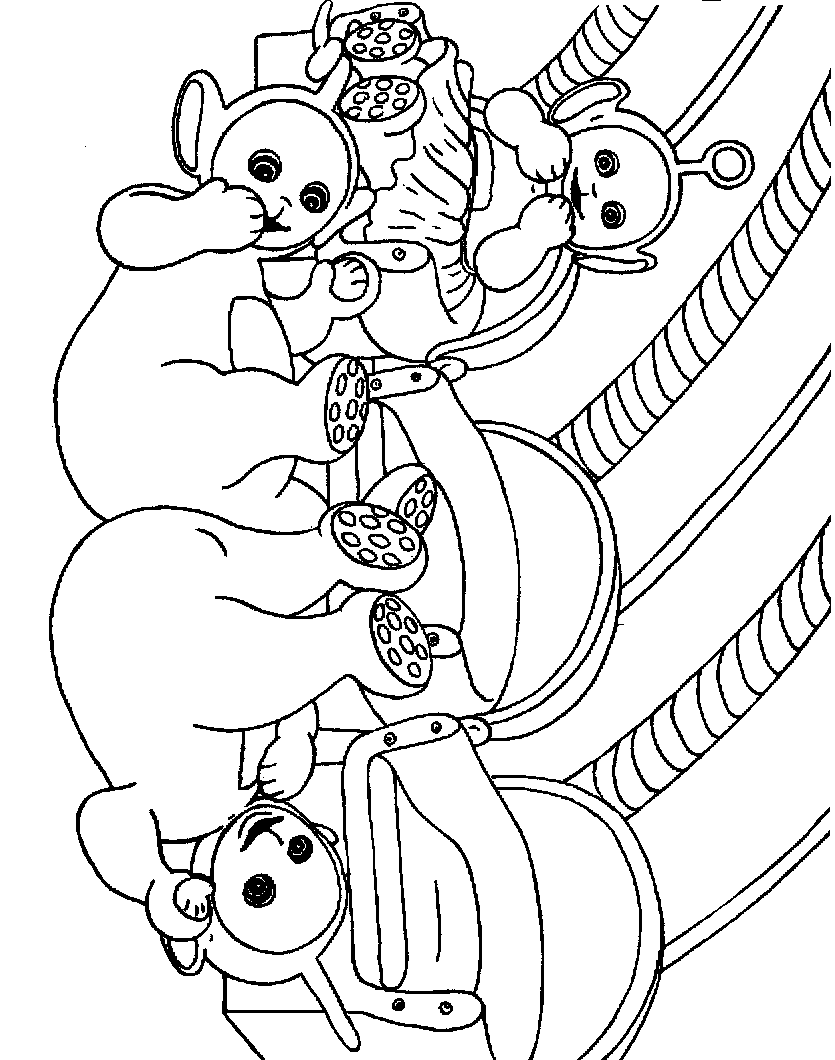 Disegno da colorare: Teletubbies (Cartoni animati) #49742 - Pagine da Colorare Stampabili Gratuite