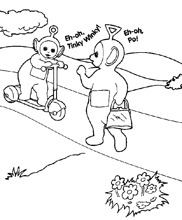 Disegno da colorare: Teletubbies (Cartoni animati) #49772 - Pagine da Colorare Stampabili Gratuite