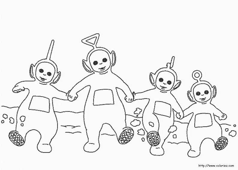 Disegno da colorare: Teletubbies (Cartoni animati) #49773 - Pagine da Colorare Stampabili Gratuite