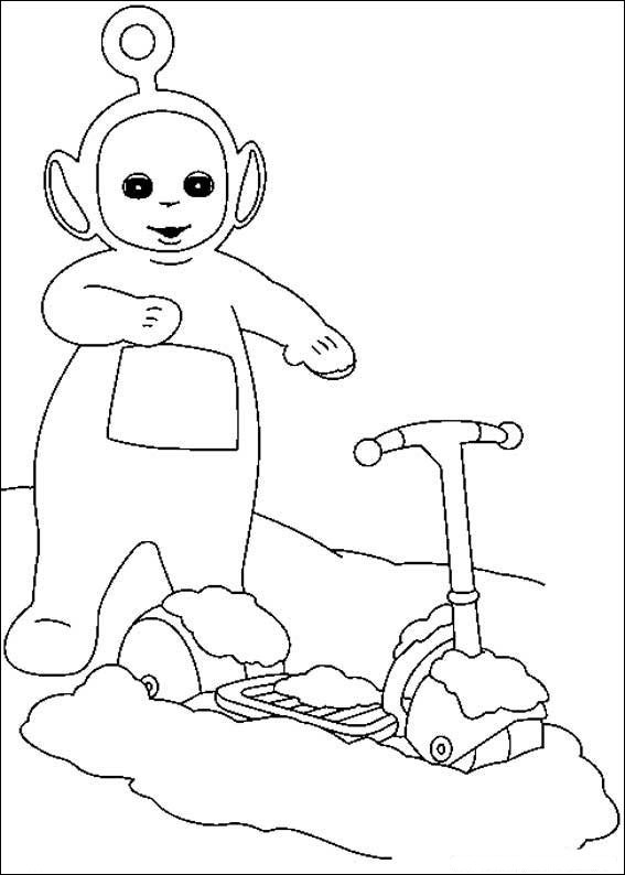 Disegno da colorare: Teletubbies (Cartoni animati) #49793 - Pagine da Colorare Stampabili Gratuite