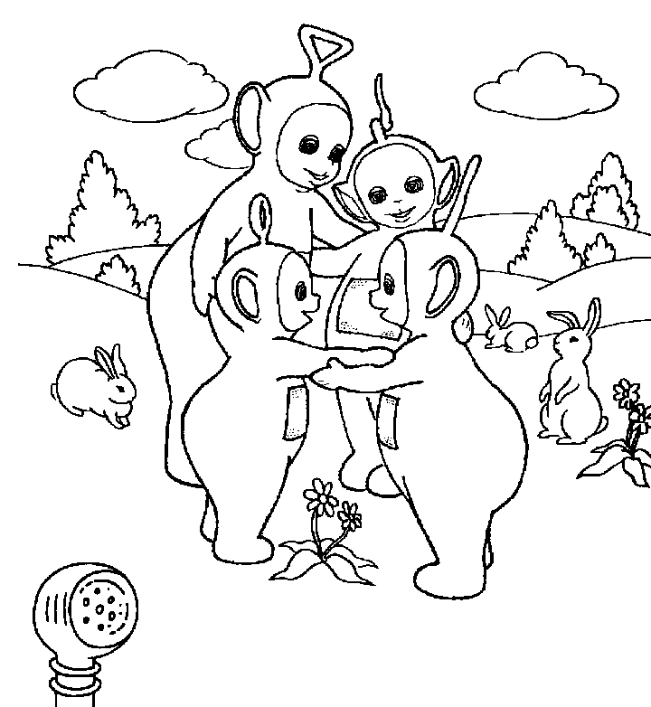 Disegno da colorare: Teletubbies (Cartoni animati) #49806 - Pagine da Colorare Stampabili Gratuite