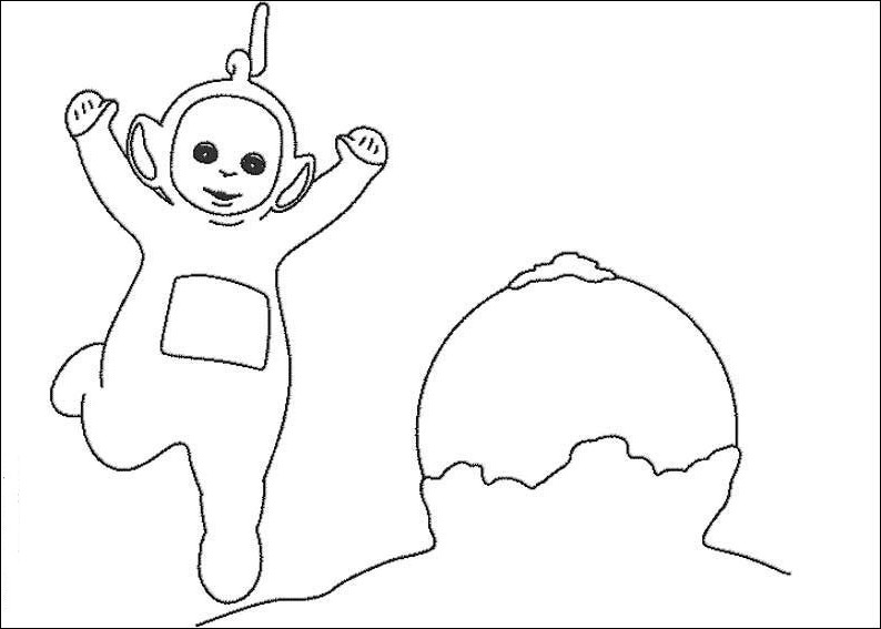 Disegno da colorare: Teletubbies (Cartoni animati) #49833 - Pagine da Colorare Stampabili Gratuite