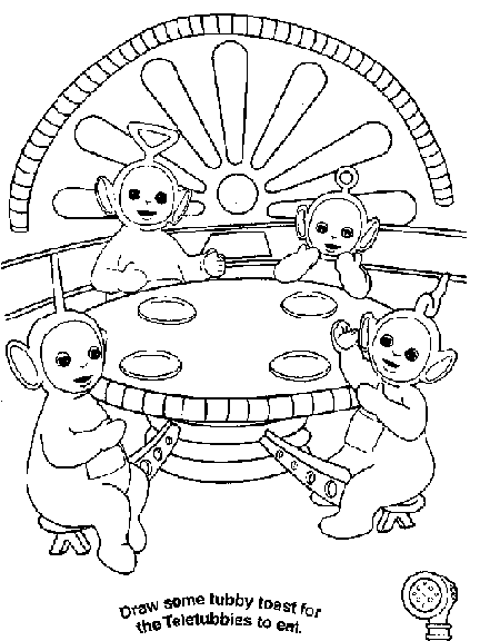 Disegno da colorare: Teletubbies (Cartoni animati) #49844 - Pagine da Colorare Stampabili Gratuite