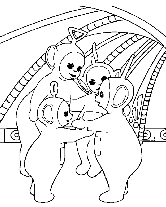 Disegno da colorare: Teletubbies (Cartoni animati) #49846 - Pagine da Colorare Stampabili Gratuite