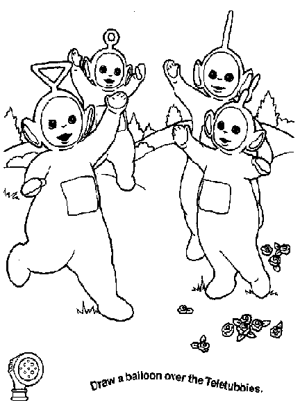 Disegno da colorare: Teletubbies (Cartoni animati) #49856 - Pagine da Colorare Stampabili Gratuite