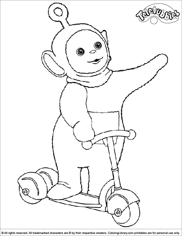 Disegno da colorare: Teletubbies (Cartoni animati) #49857 - Pagine da Colorare Stampabili Gratuite