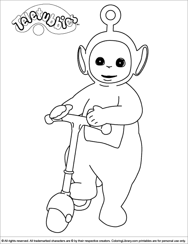 Disegno da colorare: Teletubbies (Cartoni animati) #49858 - Pagine da Colorare Stampabili Gratuite