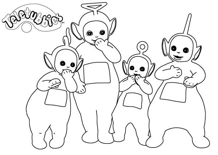 Disegno da colorare: Teletubbies (Cartoni animati) #49859 - Pagine da Colorare Stampabili Gratuite