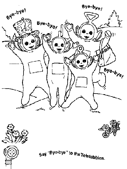 Disegno da colorare: Teletubbies (Cartoni animati) #49881 - Pagine da Colorare Stampabili Gratuite