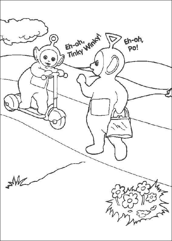 Disegno da colorare: Teletubbies (Cartoni animati) #49886 - Pagine da Colorare Stampabili Gratuite