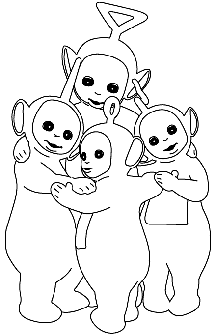 Disegno da colorare: Teletubbies (Cartoni animati) #49905 - Pagine da Colorare Stampabili Gratuite