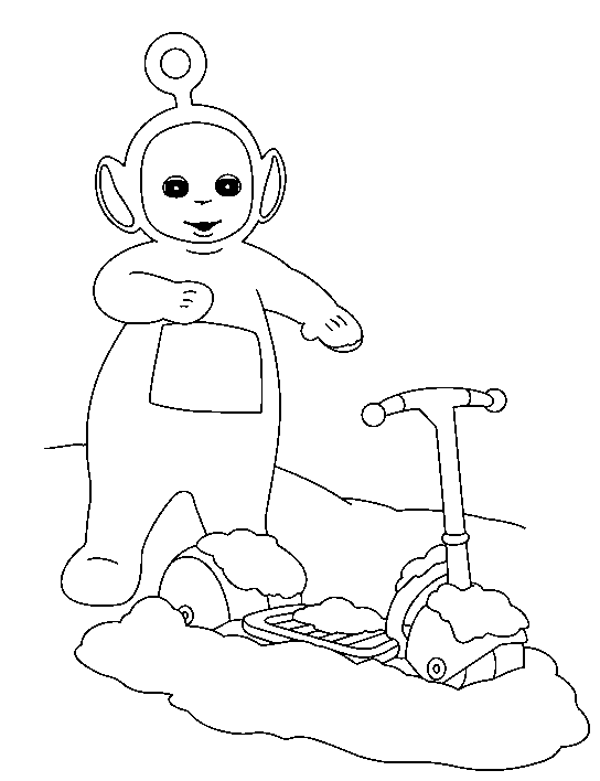 Disegno da colorare: Teletubbies (Cartoni animati) #49908 - Pagine da Colorare Stampabili Gratuite