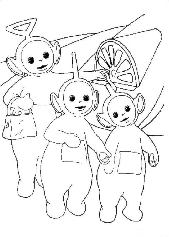 Disegno da colorare: Teletubbies (Cartoni animati) #49917 - Pagine da Colorare Stampabili Gratuite