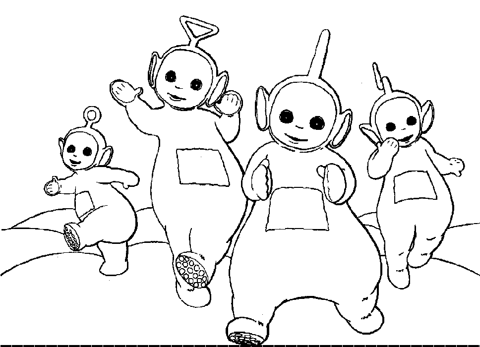 Disegno da colorare: Teletubbies (Cartoni animati) #49929 - Pagine da Colorare Stampabili Gratuite