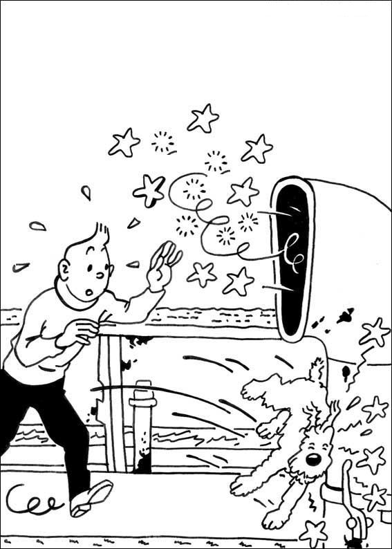 Disegno da colorare: Tintin (Cartoni animati) #25721 - Pagine da Colorare Stampabili Gratuite
