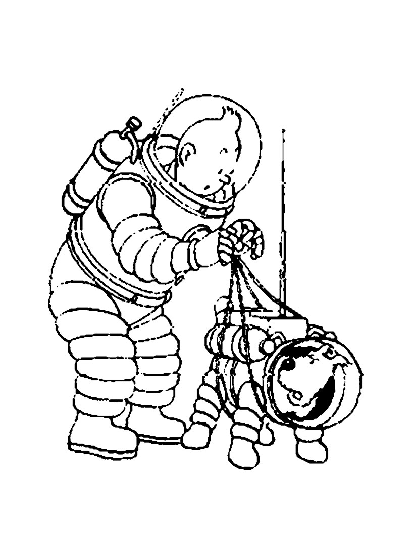 Disegno da colorare: Tintin (Cartoni animati) #25725 - Pagine da Colorare Stampabili Gratuite