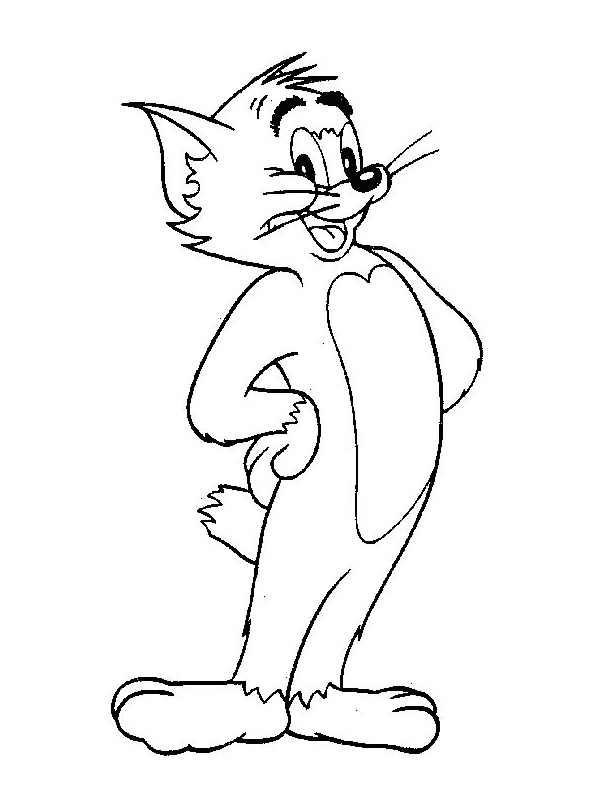 Disegno da colorare: Tom e Jerry (Cartoni animati) #24185 - Pagine da Colorare Stampabili Gratuite