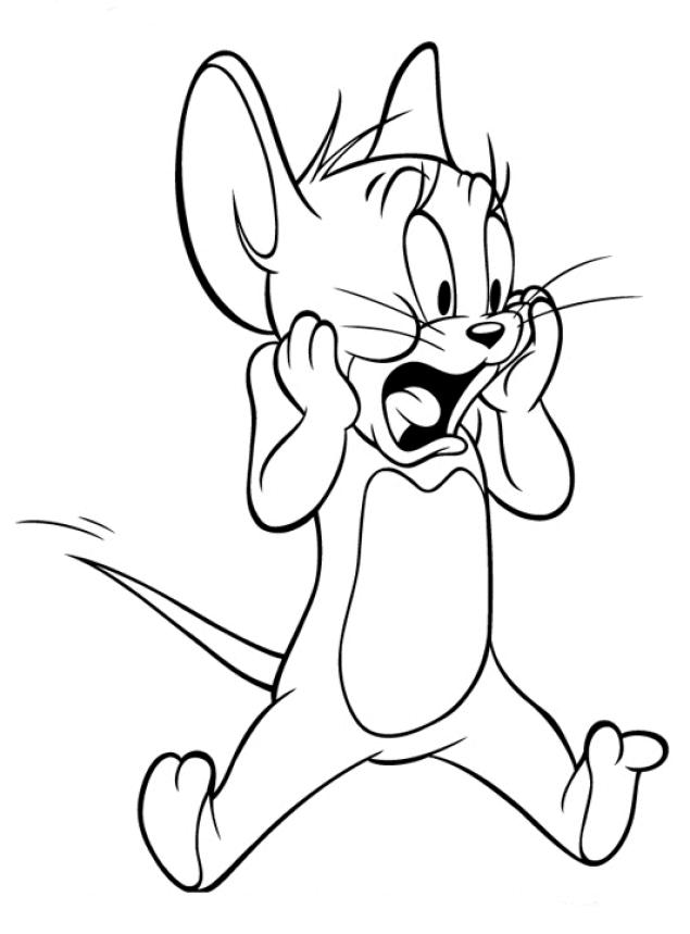 Disegno da colorare: Tom e Jerry (Cartoni animati) #24206 - Pagine da Colorare Stampabili Gratuite
