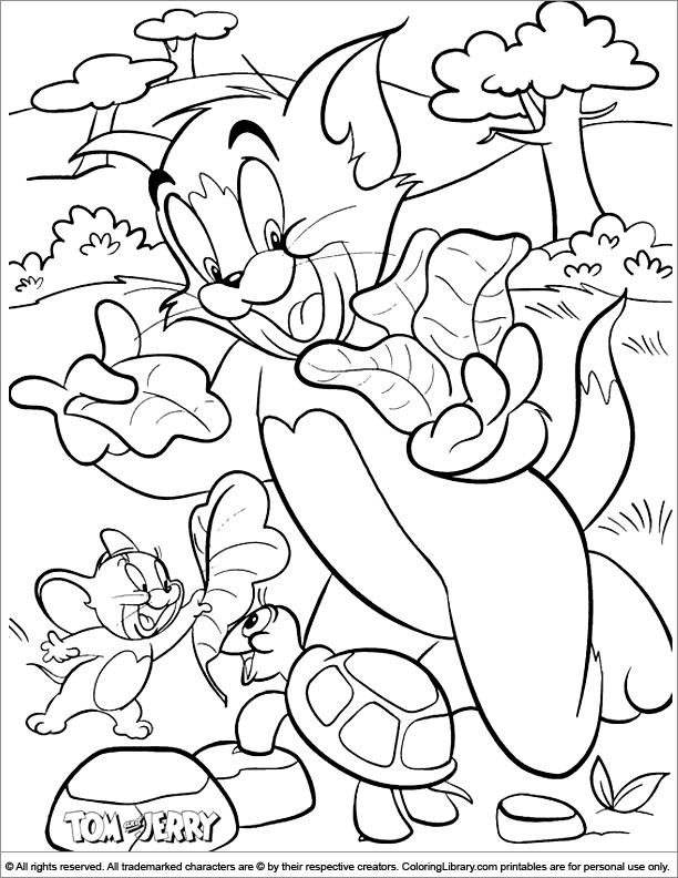 Disegno da colorare: Tom e Jerry (Cartoni animati) #24209 - Pagine da Colorare Stampabili Gratuite