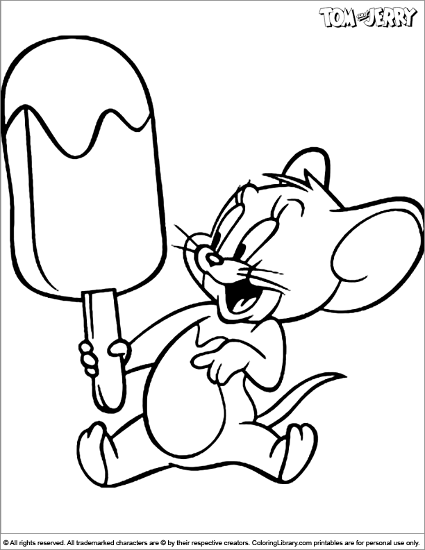 Disegno da colorare: Tom e Jerry (Cartoni animati) #24210 - Pagine da Colorare Stampabili Gratuite