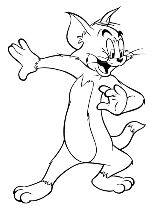 Disegno da colorare: Tom e Jerry (Cartoni animati) #24239 - Pagine da Colorare Stampabili Gratuite