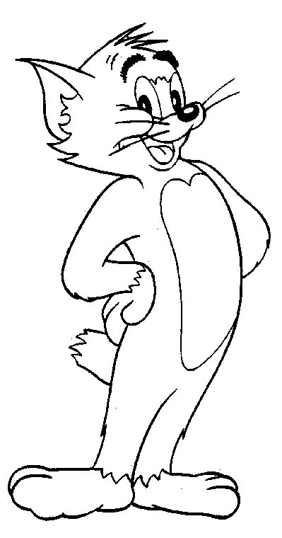 Disegno da colorare: Tom e Jerry (Cartoni animati) #24291 - Pagine da Colorare Stampabili Gratuite