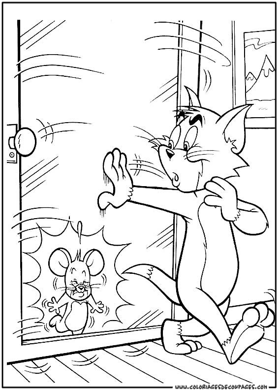 Disegno da colorare: Tom e Jerry (Cartoni animati) #24335 - Pagine da Colorare Stampabili Gratuite