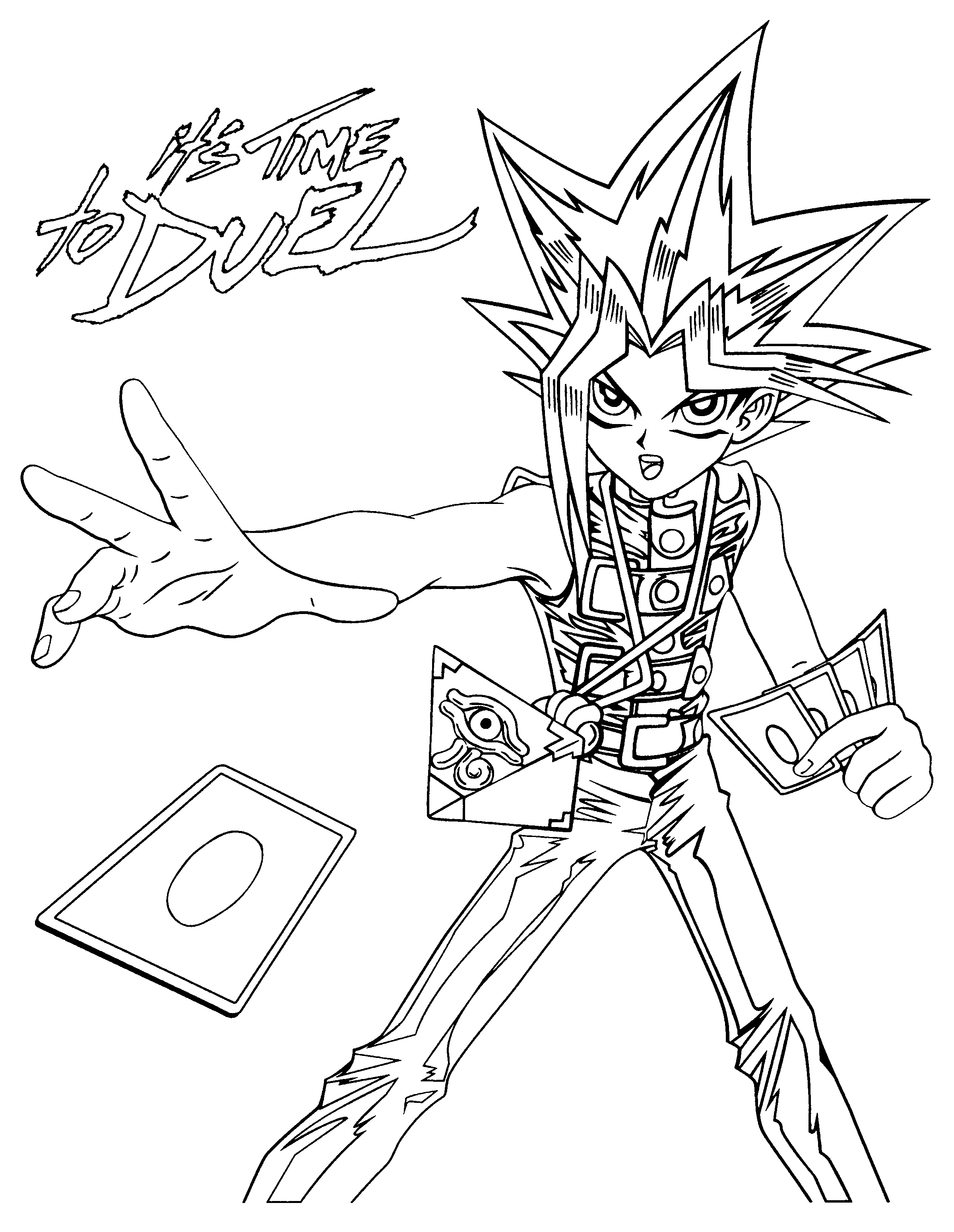 Disegno da colorare: Yu Gi Oh! (Cartoni animati) #52978 - Pagine da Colorare Stampabili Gratuite